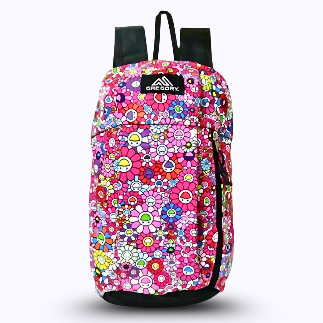 colorful floral backpack / kids backpack pink color gregory backpack