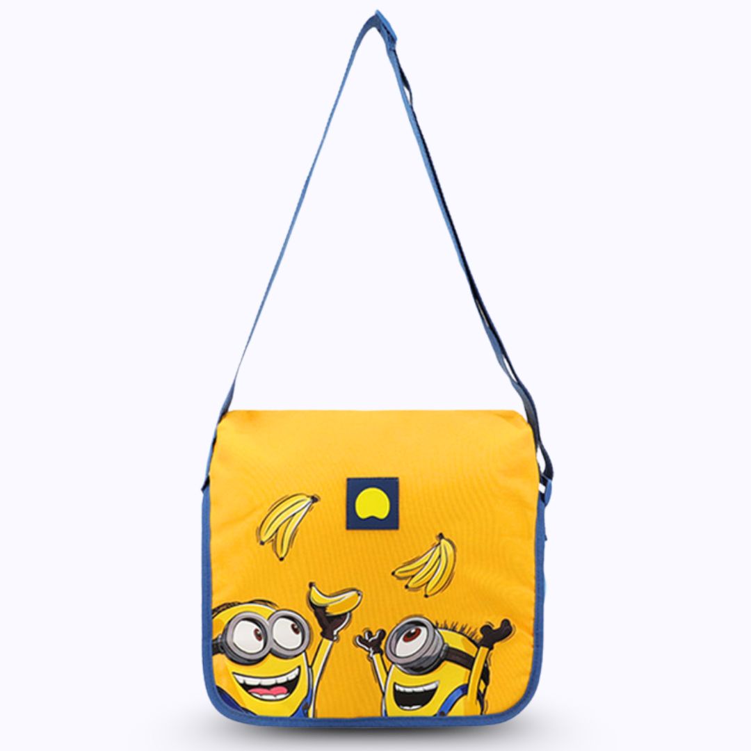 Minion Messenger bags - blue & yellow Banana