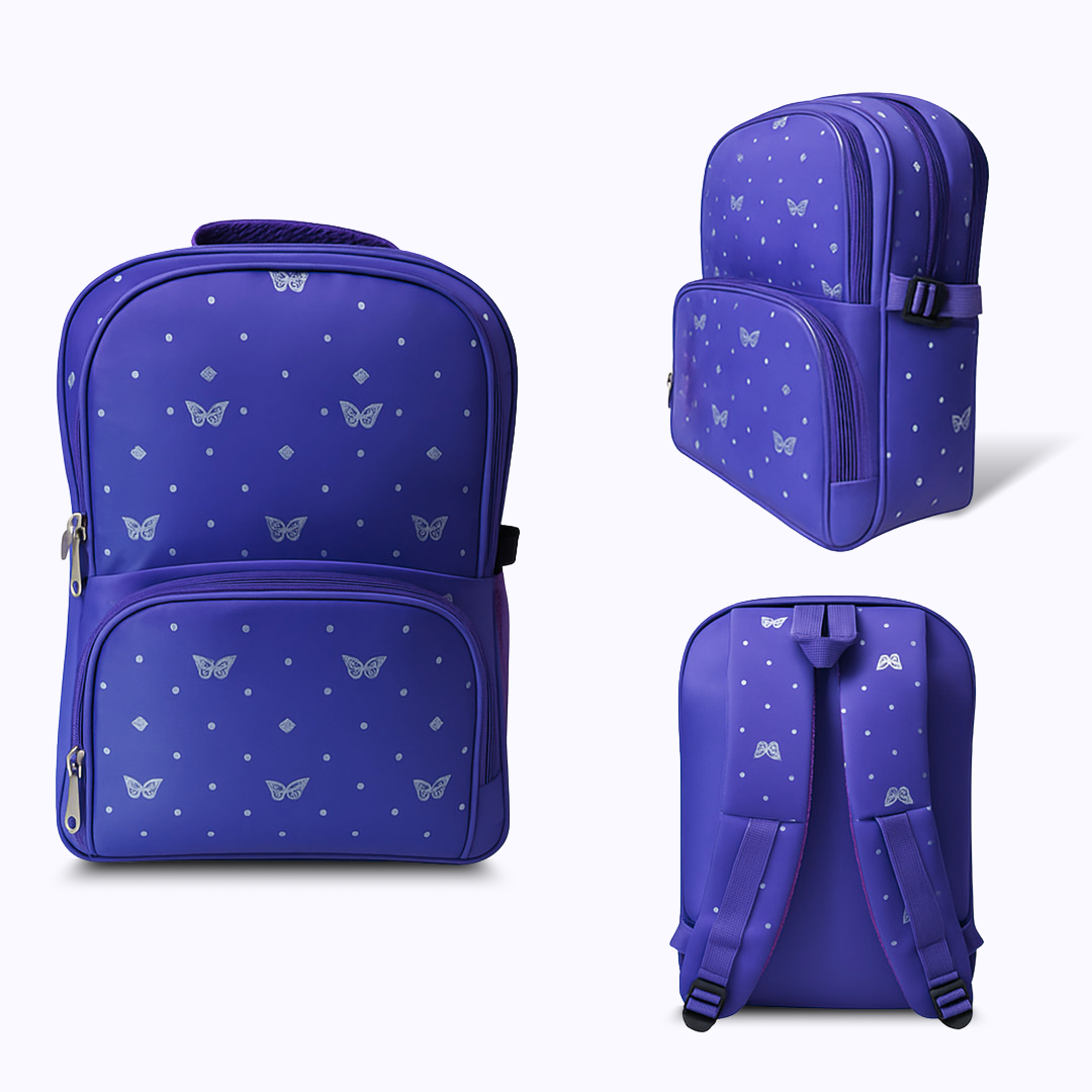 High quality Foam coated School backpack blue backpacks