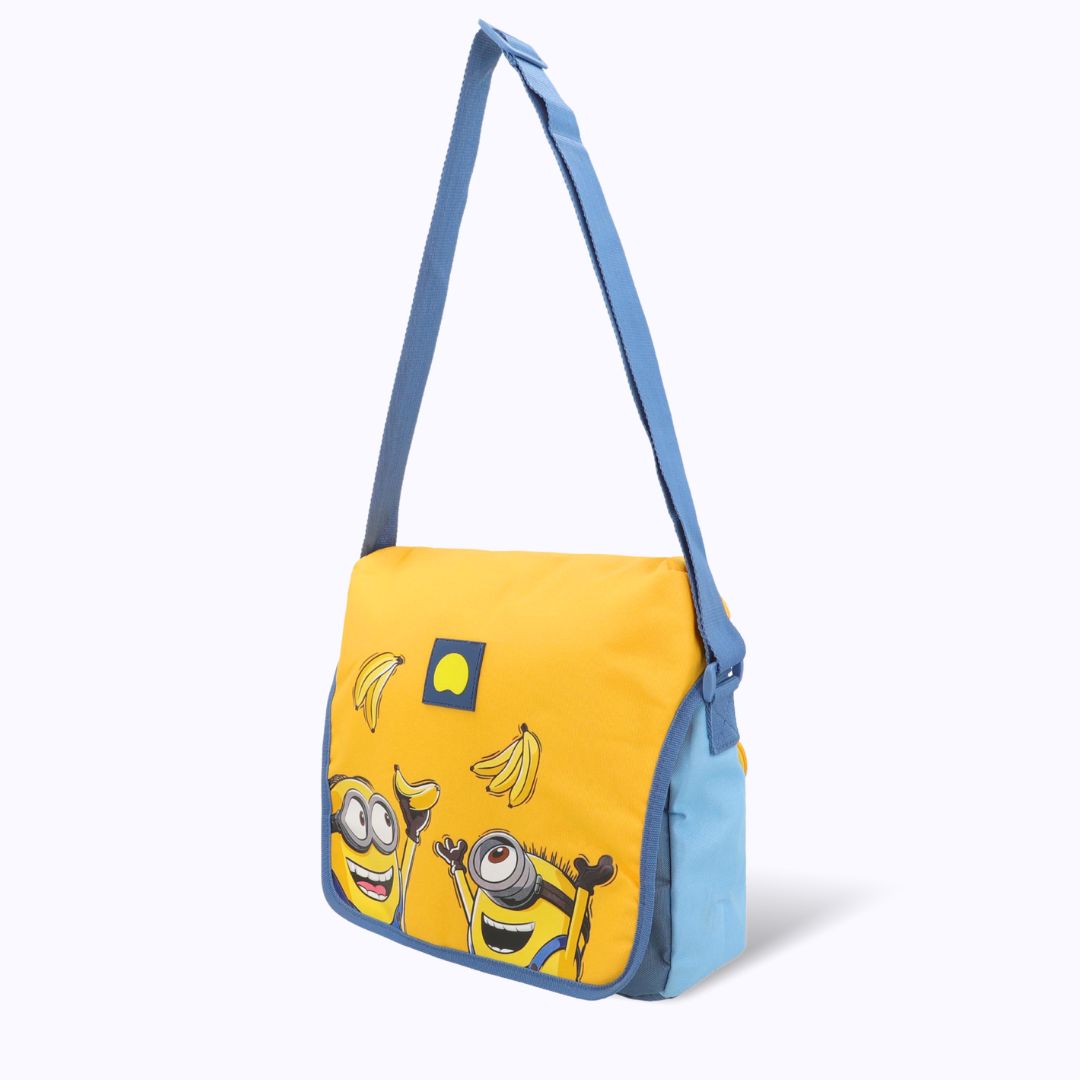 Minion Messenger bags - blue & yellow Banana