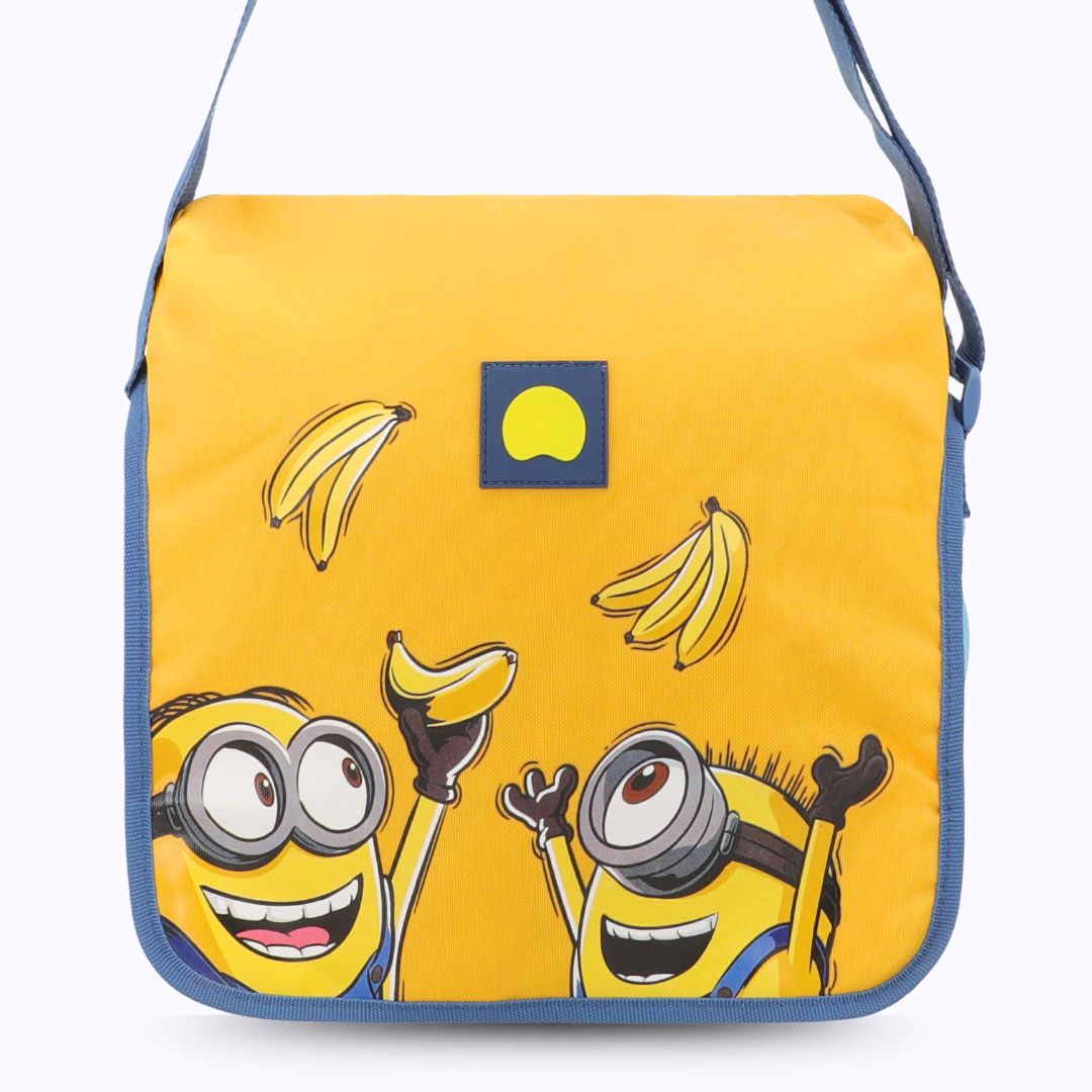 Minion Messenger bags - blue & yellow Banana