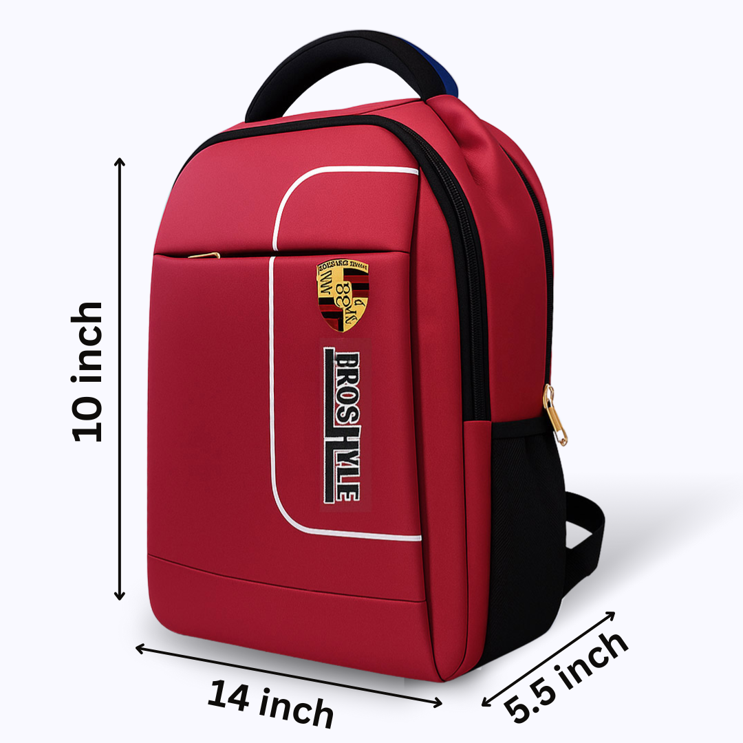 Stylish comfortable school backpack Red backpacks