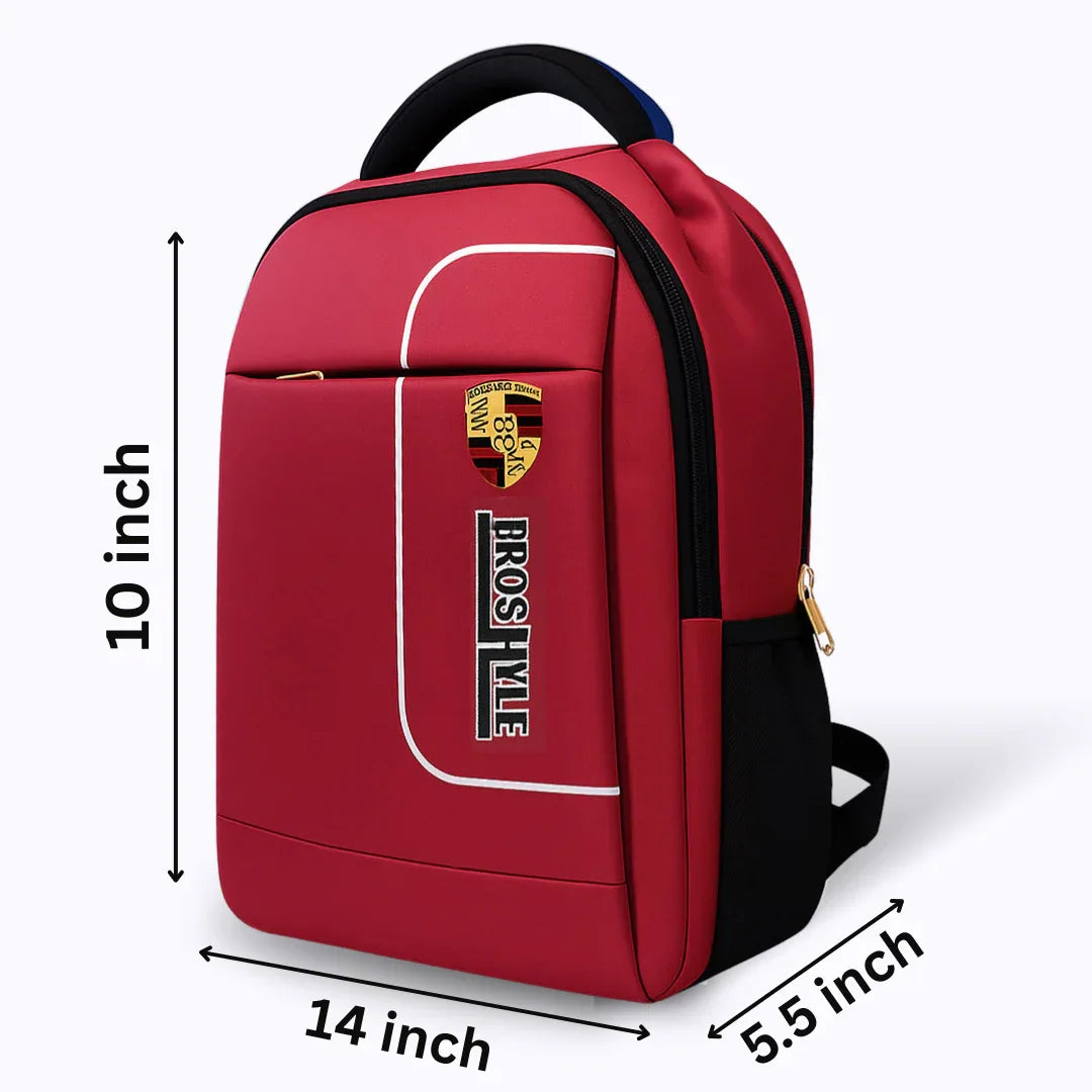 Stylish comfortable school backpack Red backpacks