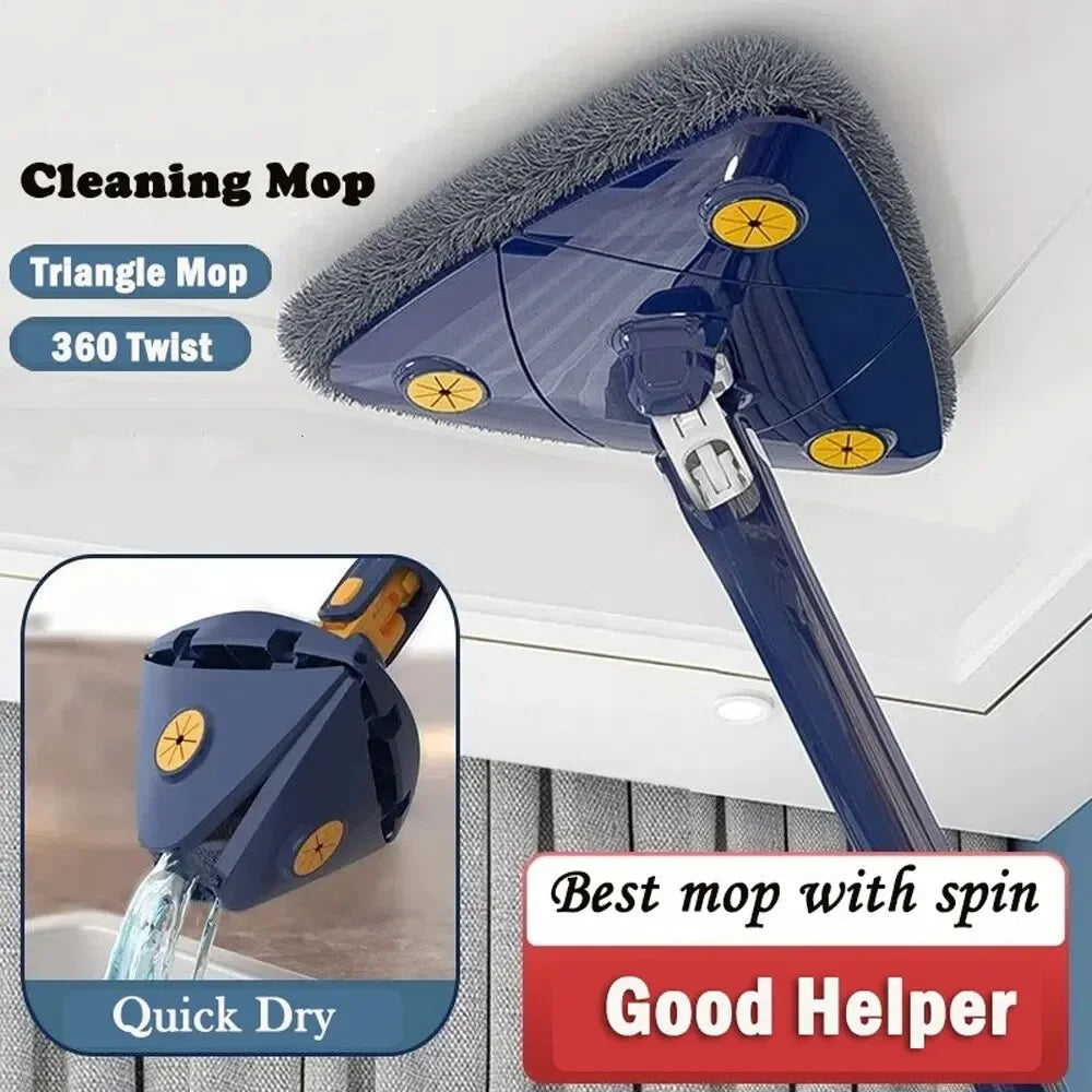 Triangle 360° adjustable mop adjustable