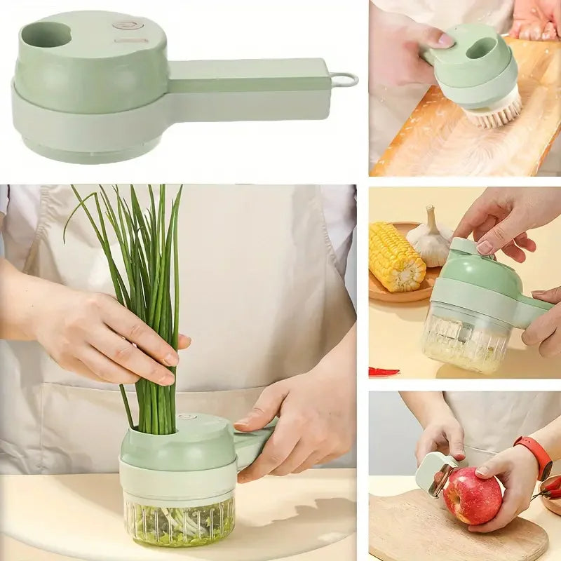 4 in 1 handheld food chopper kitchen accessories