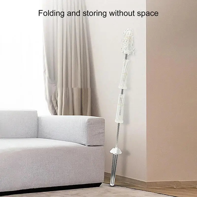 Tripod laundry dryer space saving