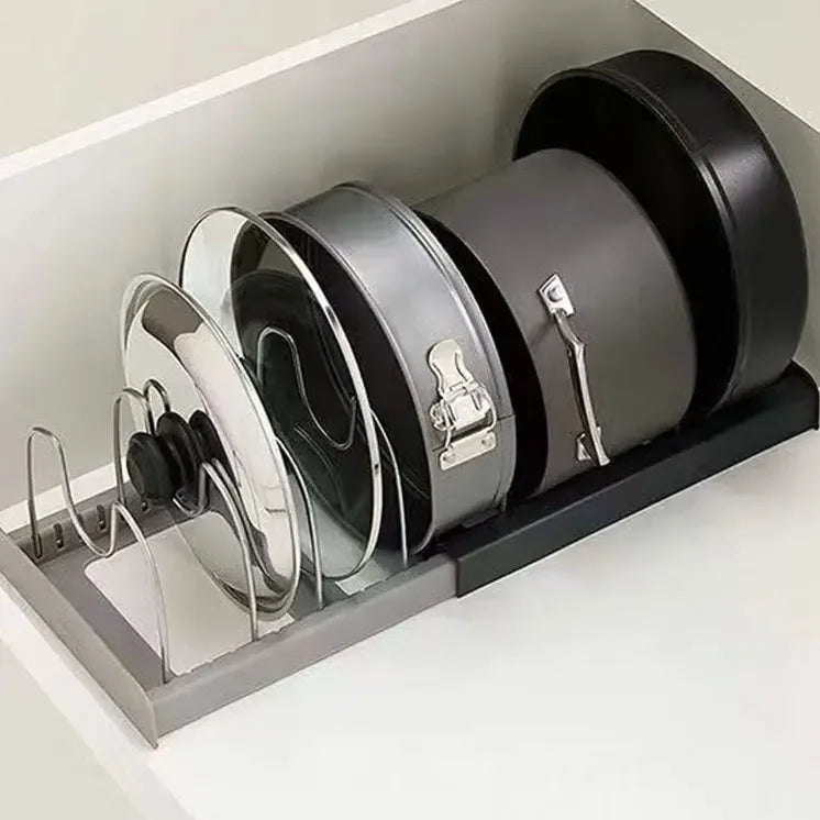 Expandable cookware organizer organizer