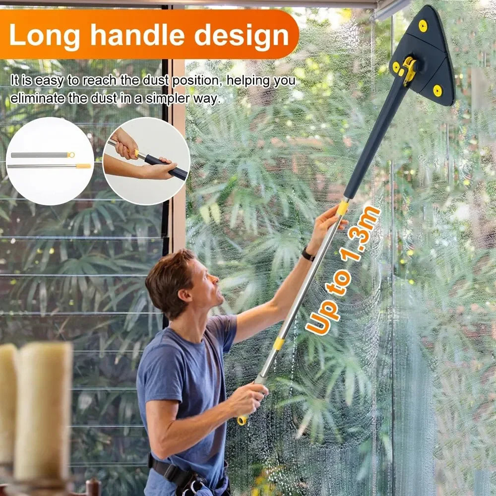 Triangle 360° adjustable mop adjustable