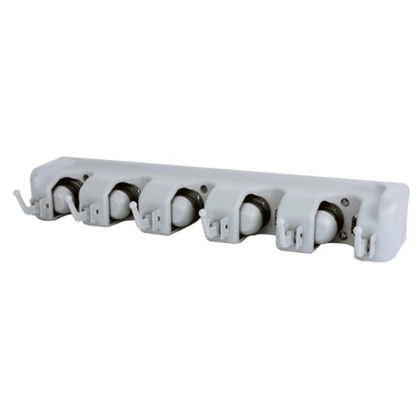 Wall mounted mop holder Gray holder