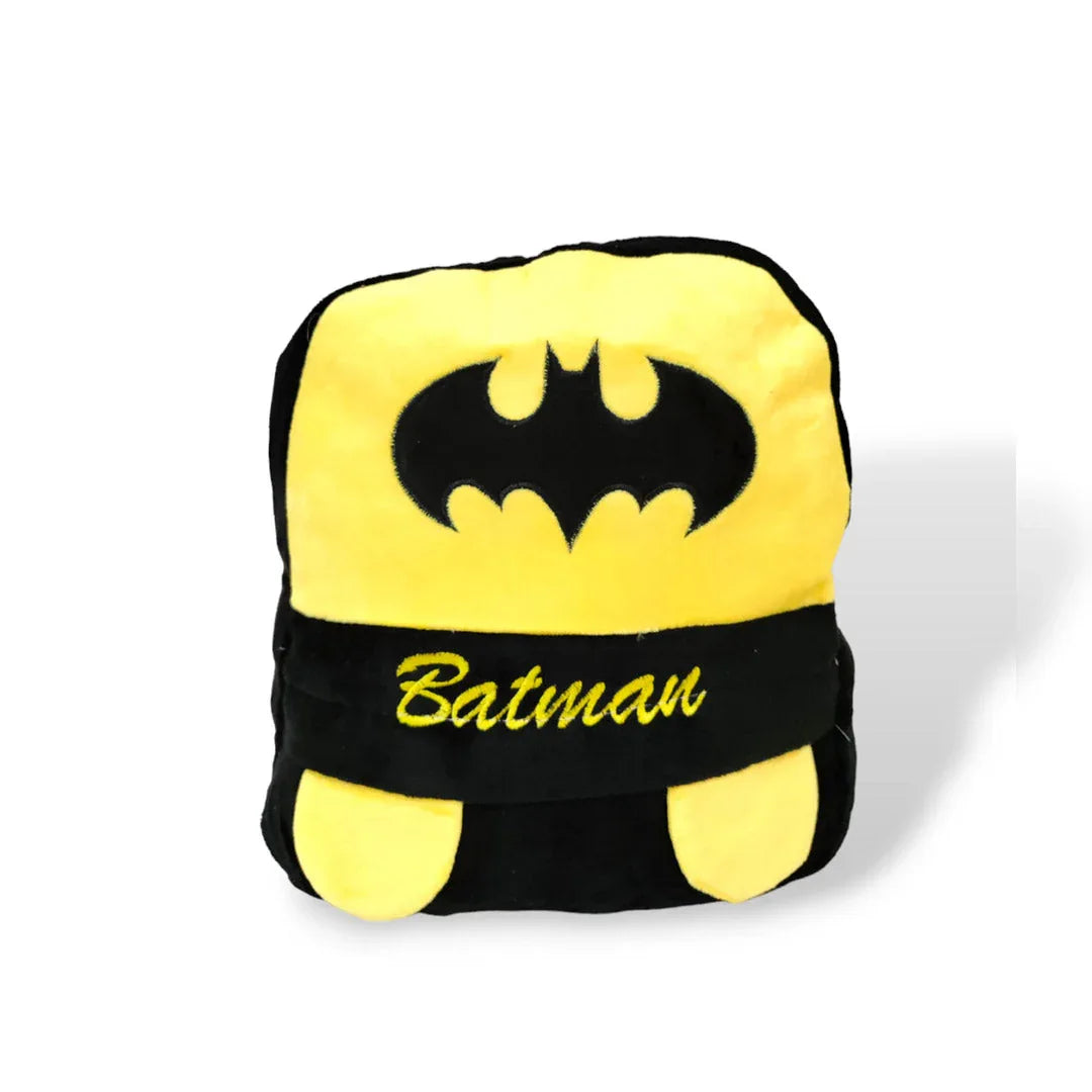 Small soft cartoon backpacks Batman kids backpacks