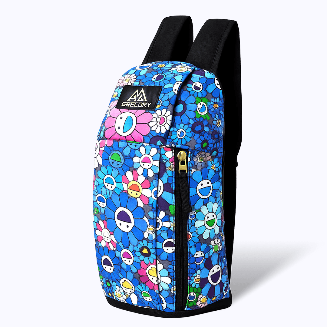 colorful floral backpack / kids backpack blue color  gregory backpack