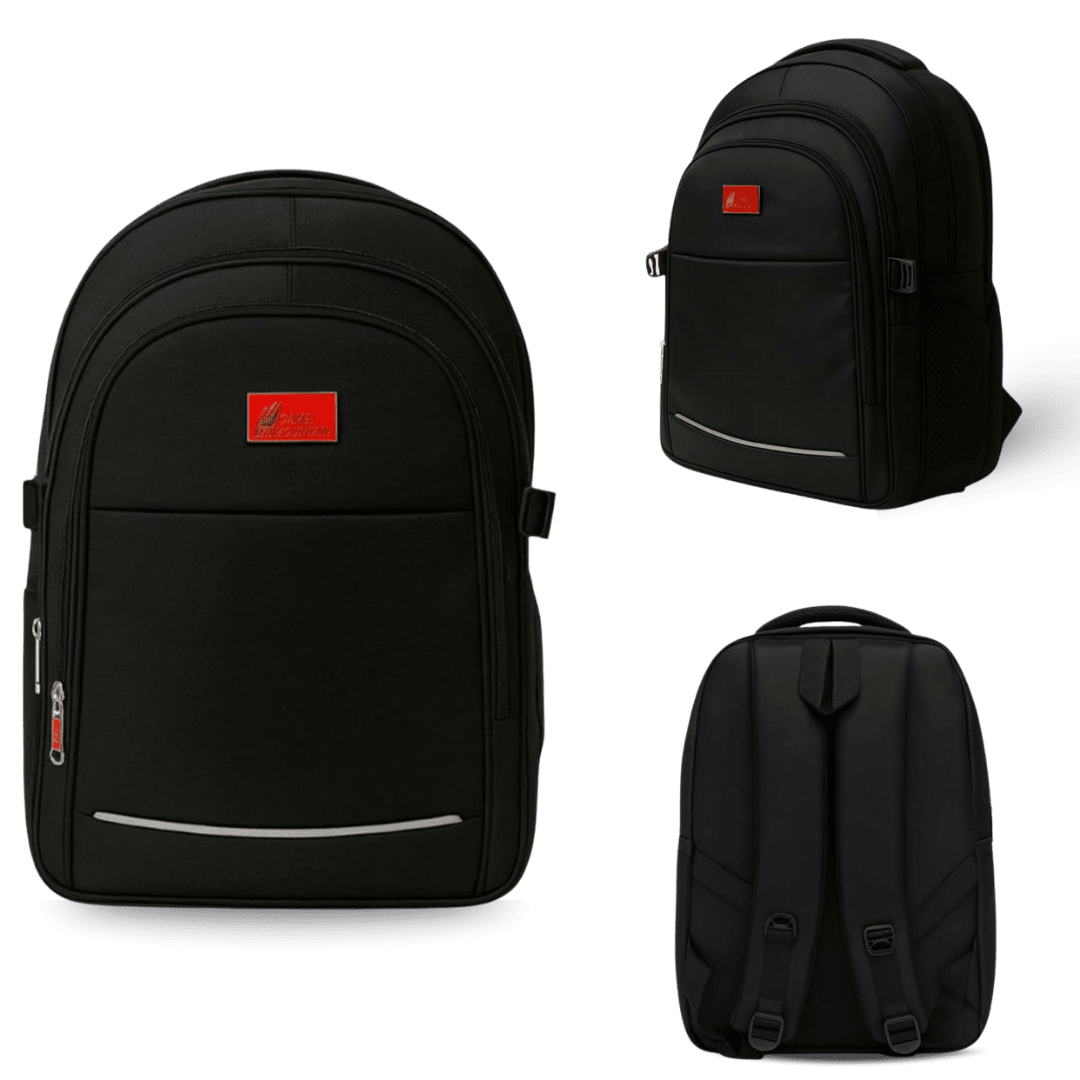 Black Vibrant Deluxe Backpack