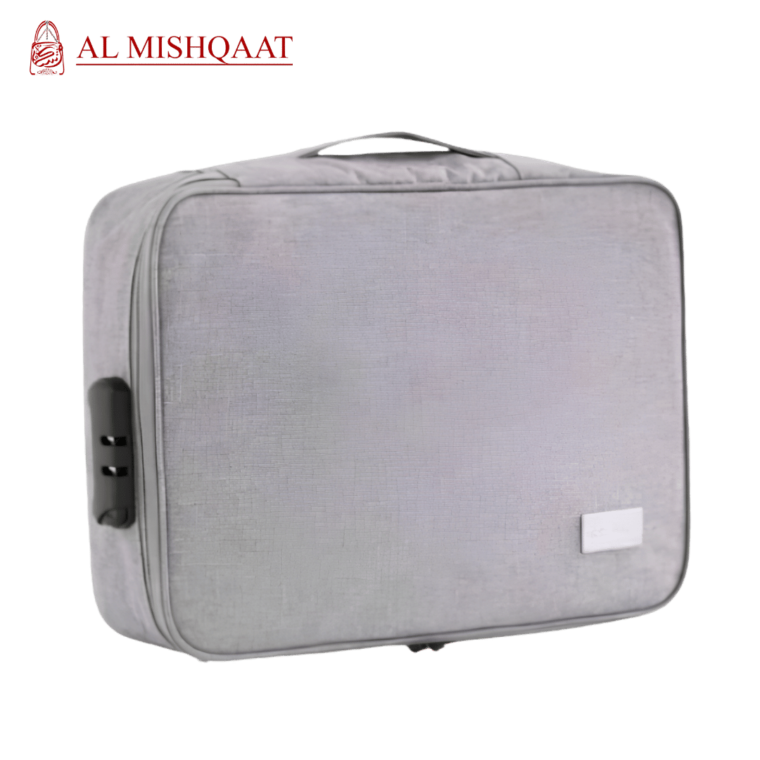 Grey Travel Document Organizer Storage Bag