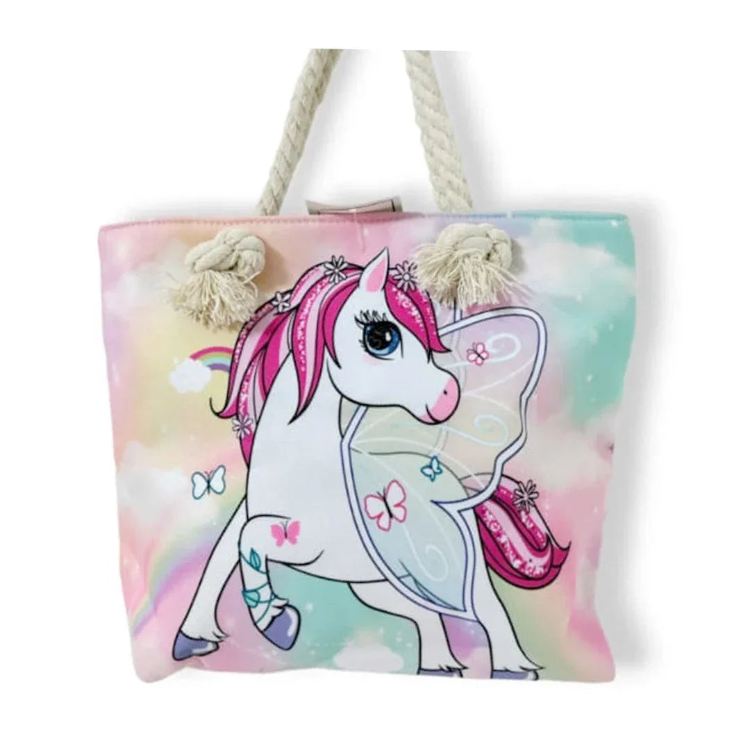 Kids tote bag pink tote bags