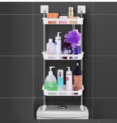 3 Tier bathroom storage rack White storage rack