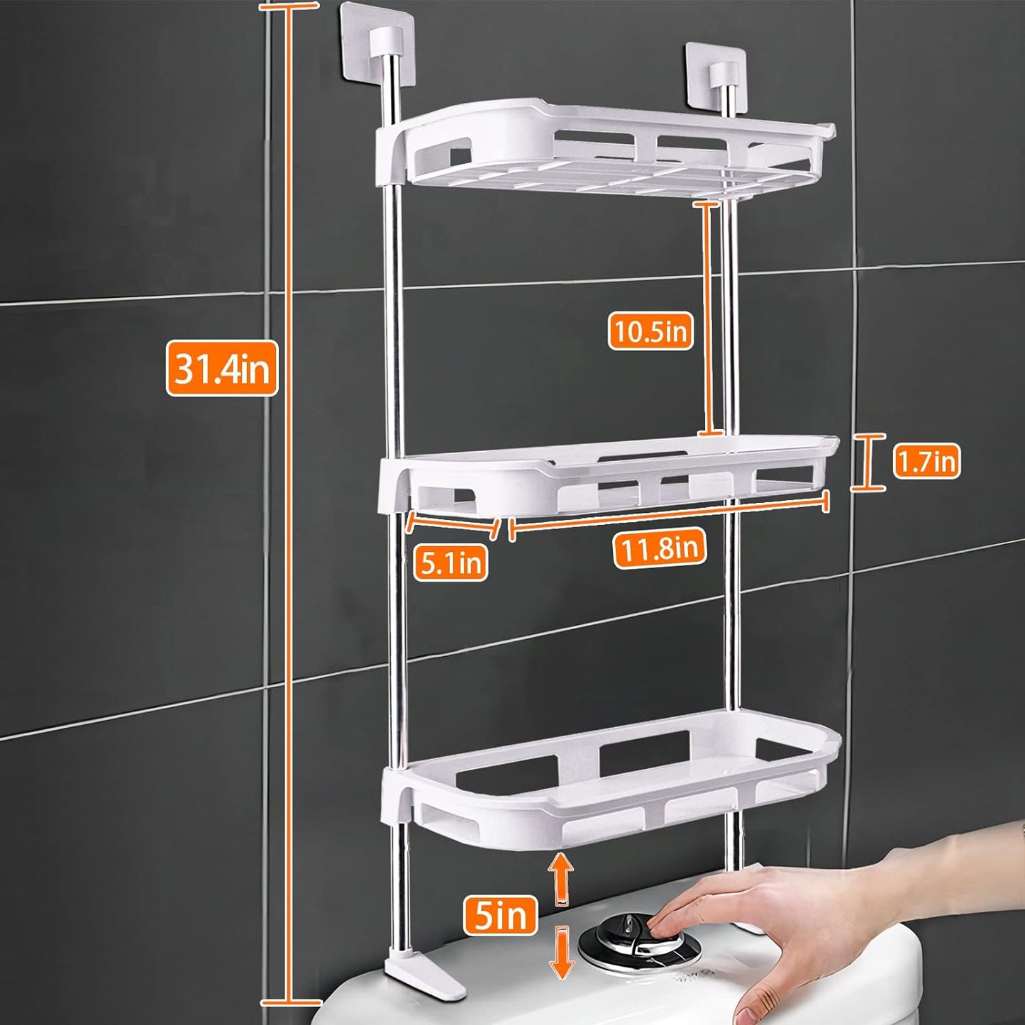 3 Tier bathroom storage rack storage rack