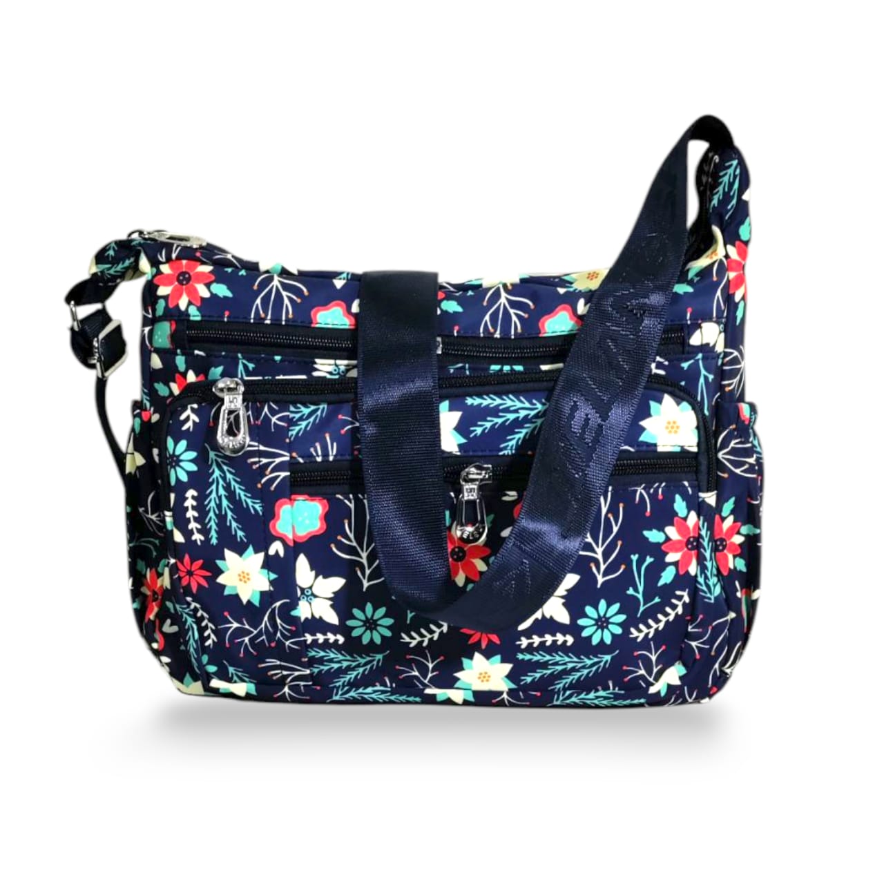 Elite floral large crossbody bags blue crossbody bags / shoulder bag