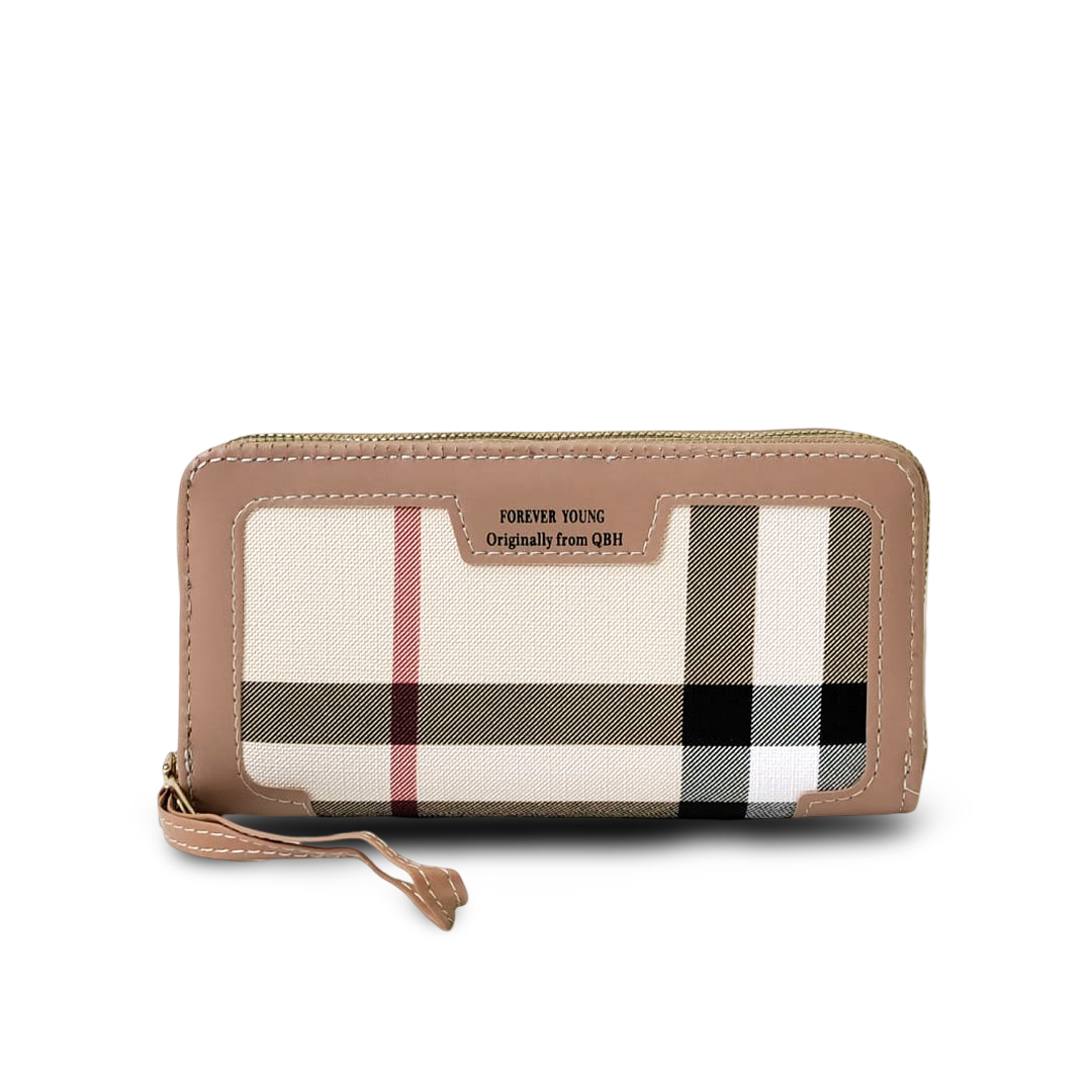 Classic Vintage Double Zipper Multi-Pocket Purses