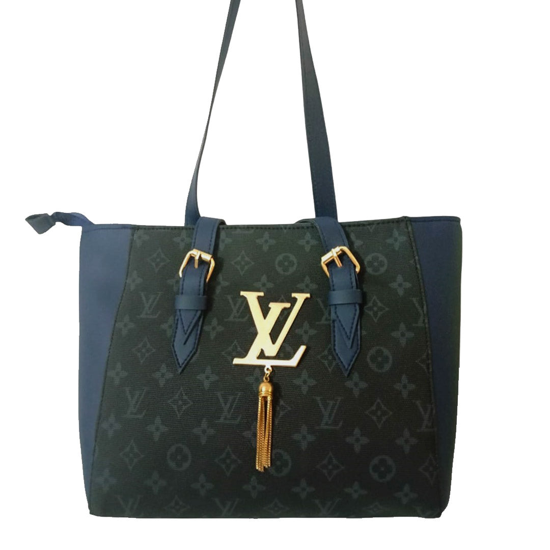 Stylish vibrant shoulder bag dark blue hand/shoulder bags