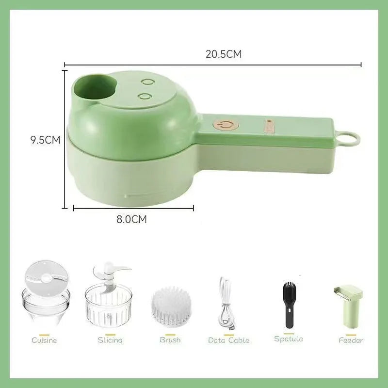 4 in 1 handheld food chopper kitchen accessories