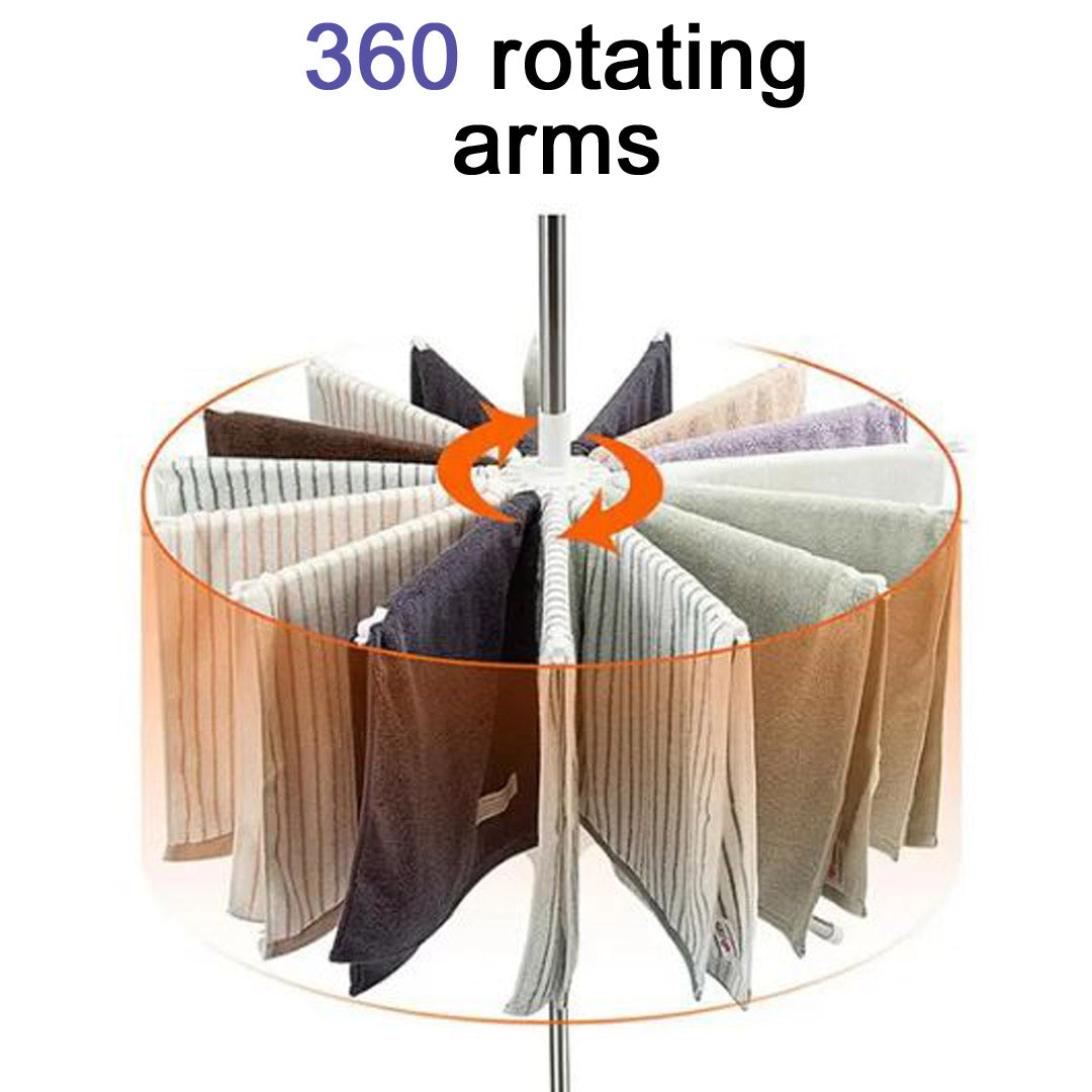 Tripod laundry dryer space saving