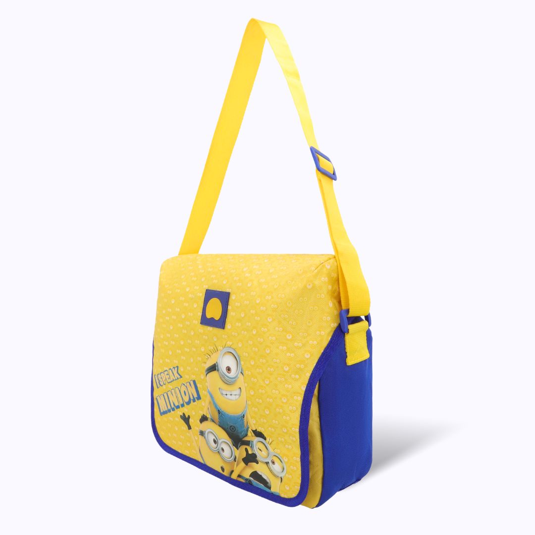 Minion Messenger bag - yellow & blue I speak minion