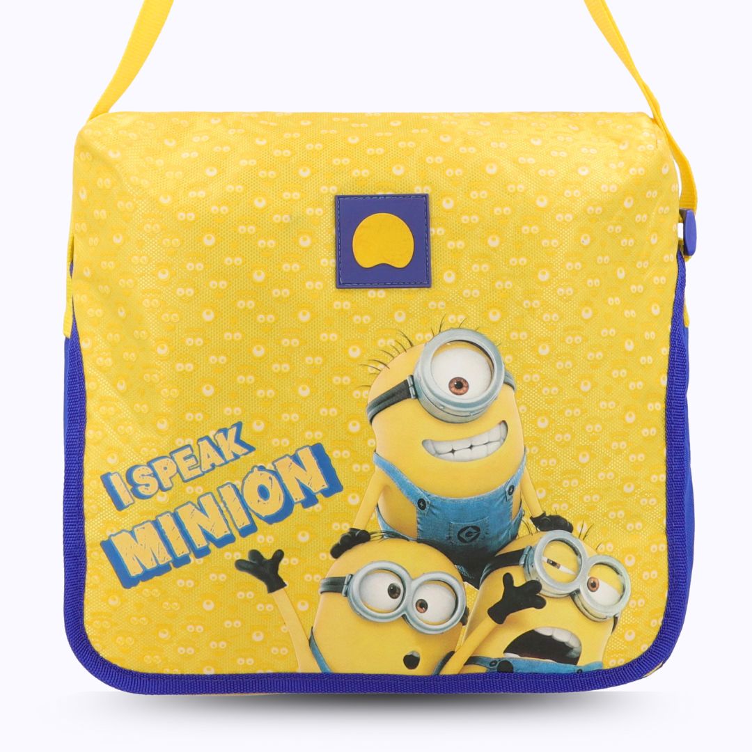 Minion Messenger bag - yellow & blue I speak minion