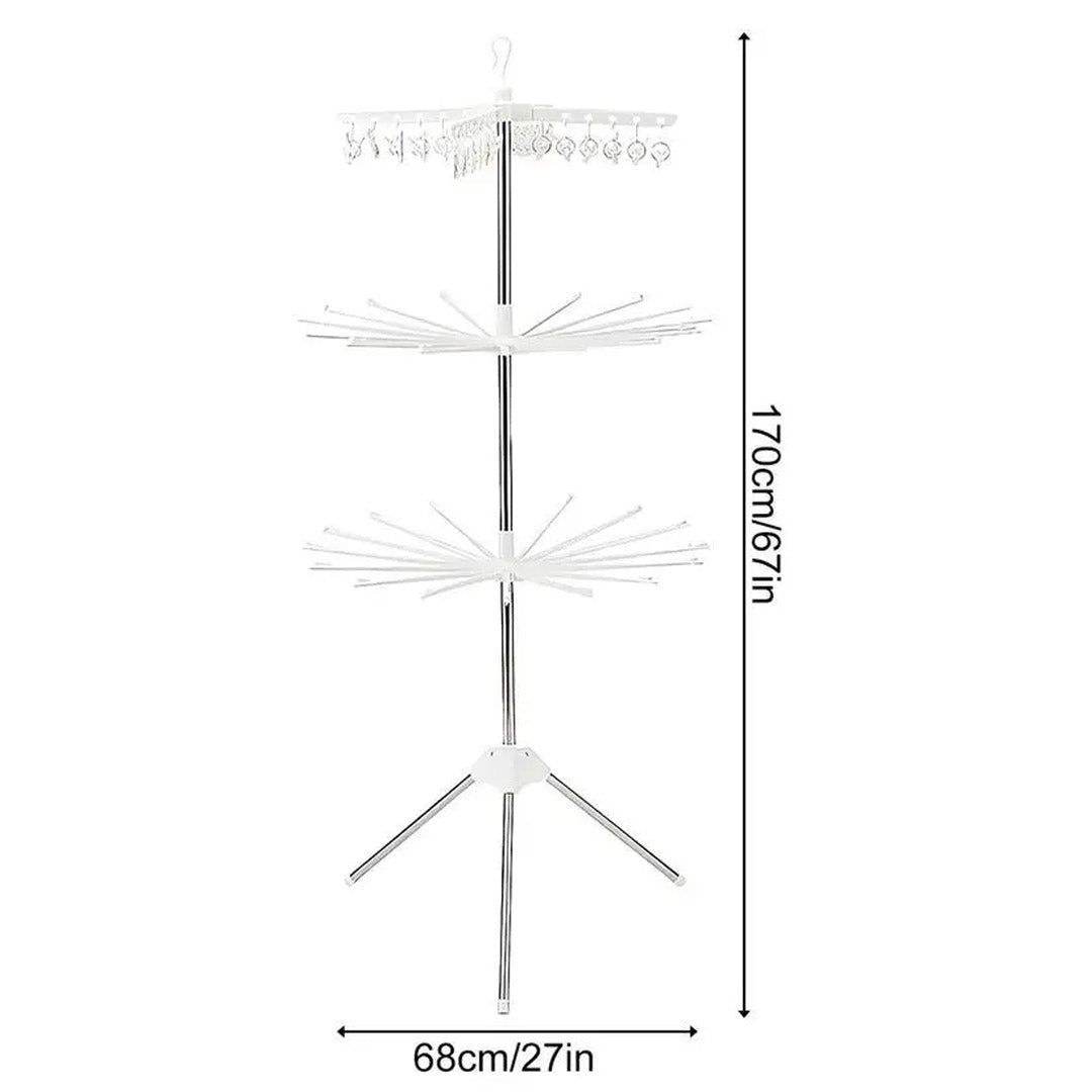 Tripod laundry dryer White space saving