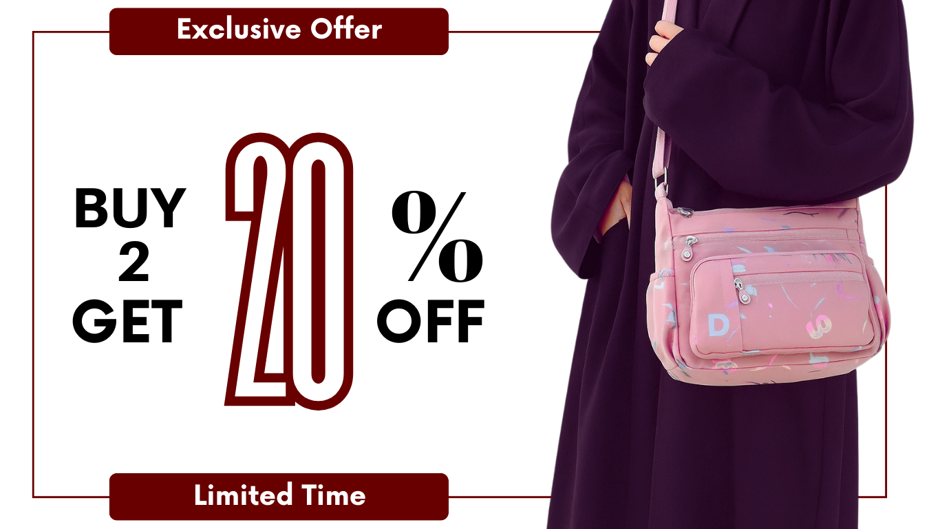 Exclusive handbags and shoulder bags from Al Mishqaat in premium, limited-edition designs