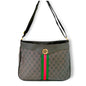 Classic sleek shoulder bag dark brown hand bags