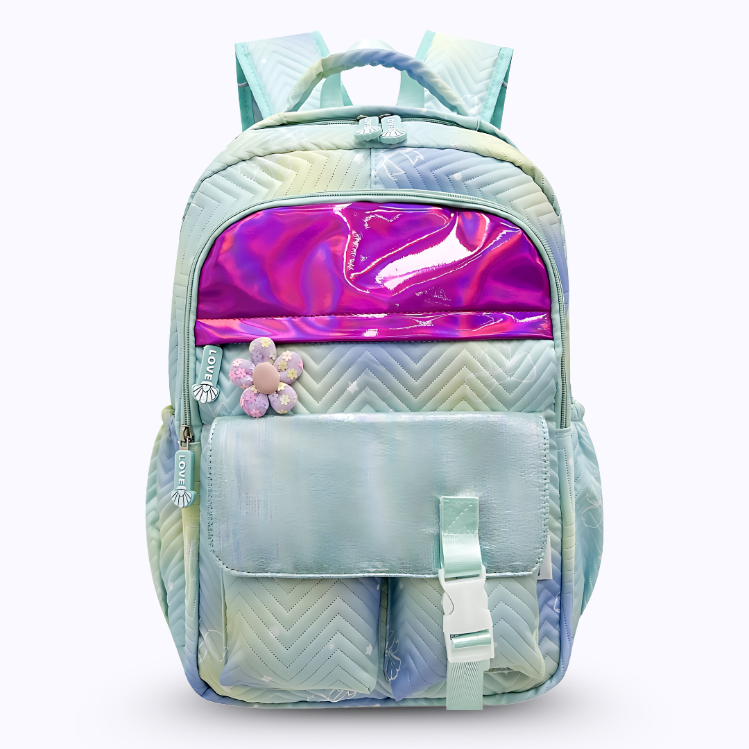 Quilted Glitter Stylish Backpacks