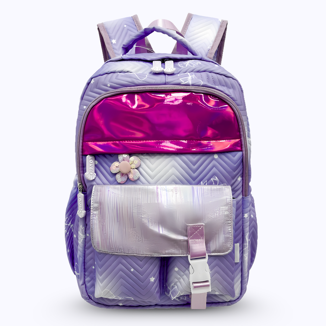 Quilted Glitter Stylish Backpacks