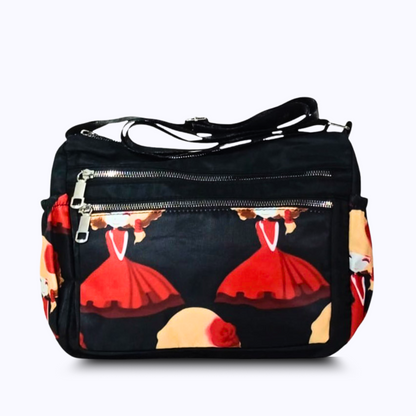 Printed parachute shoulder bag - doll hand/ shoulder bags