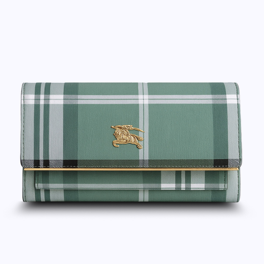 Premium checkered clutch purses