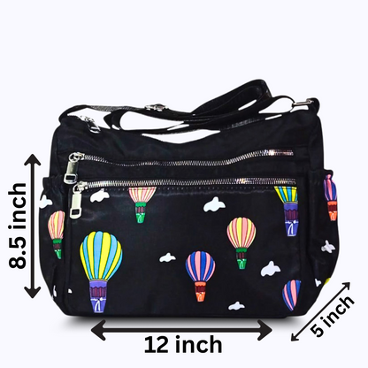 Printed parachute shoulder bag - Balloon Multicolor hand/ shoulder bags