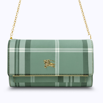 Premium checkered clutch purses