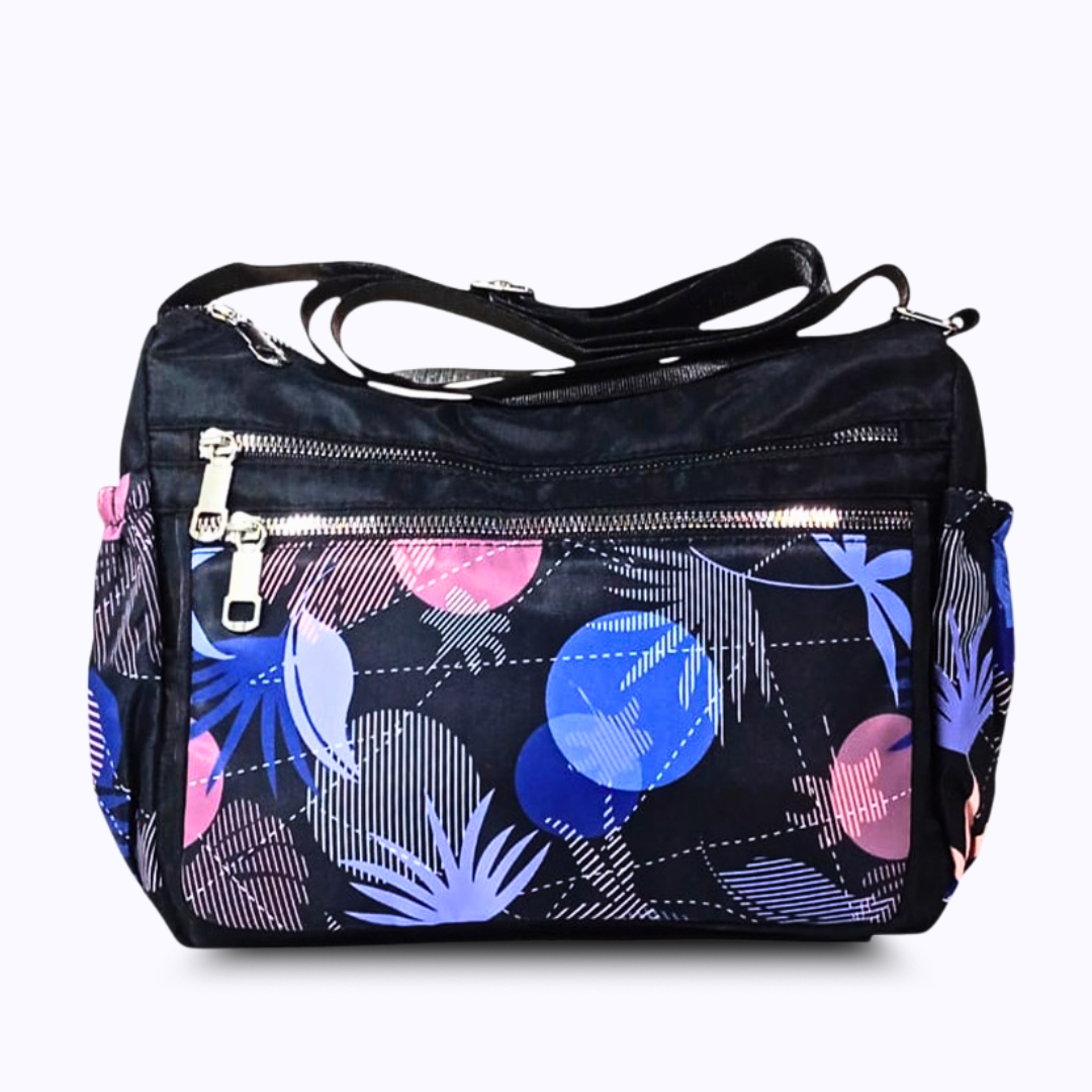 Printed parachute shoulder bag - bubble design Multicolor hand/ shoulder bags