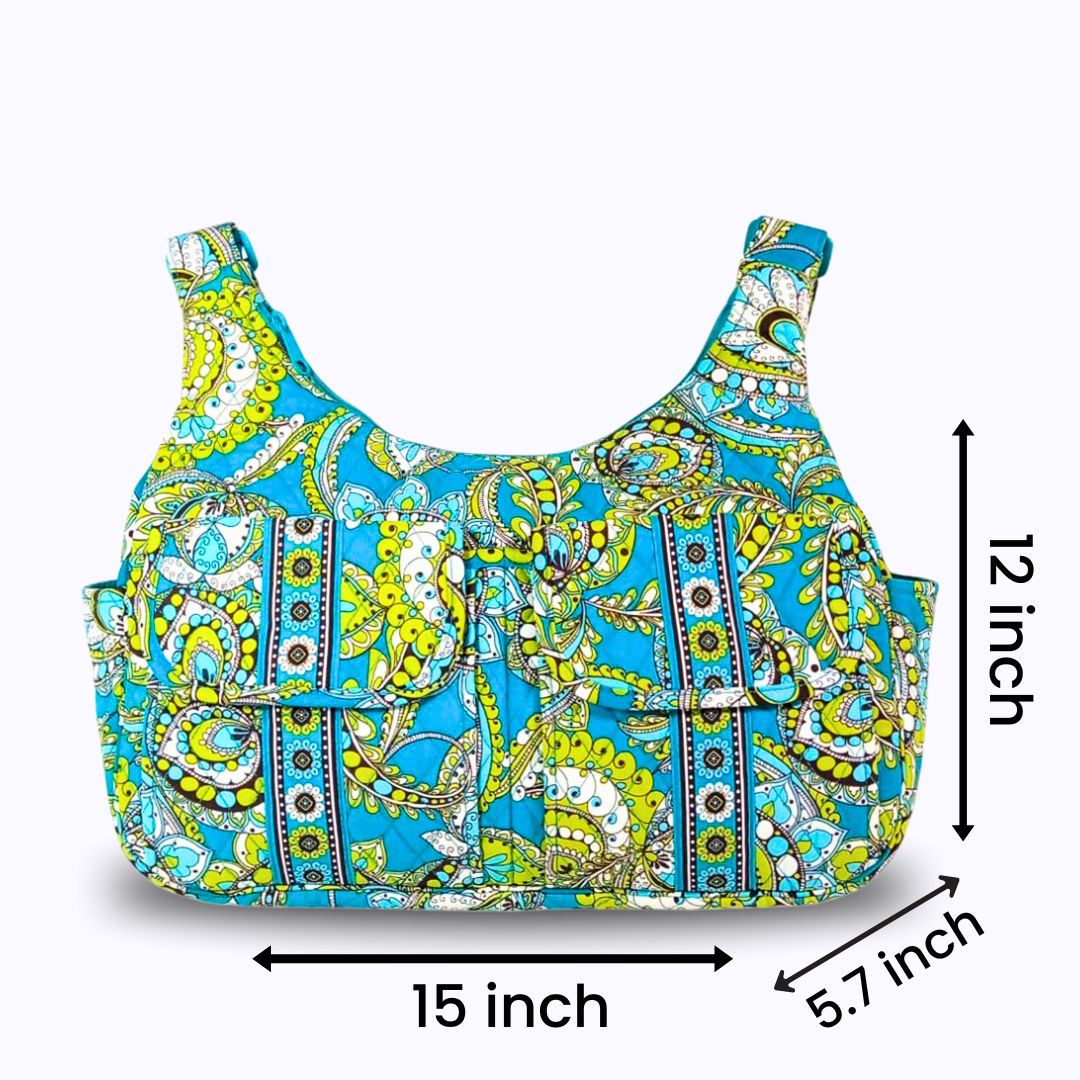 Peacock Tail Vera Crossbody Bag