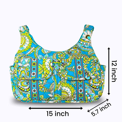 Peacock Tail Vera Crossbody Bag