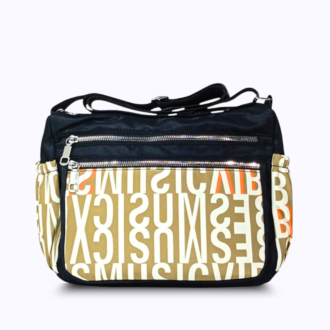 Printed parachute shoulder bag - alphabet hand/ shoulder bags