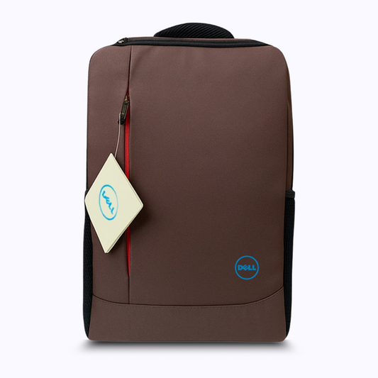 Deluxe brown laptop backpack Brown laptop backpack