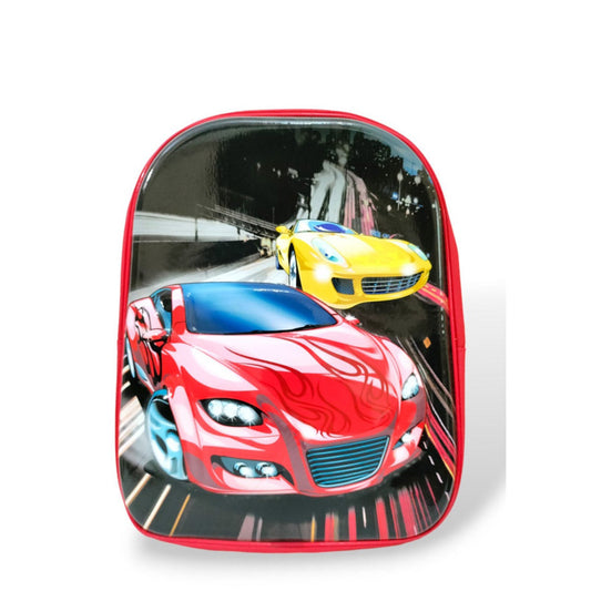 3d cartoon printed backpack - Car Car backpacks