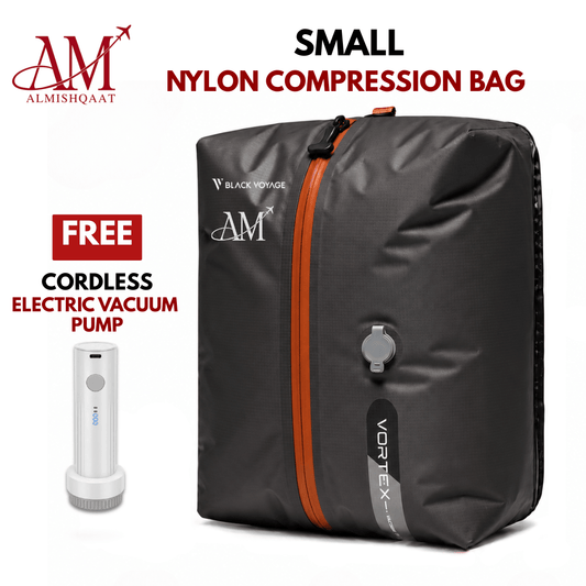 Small Nylon Travel Compression Bags with Free Cordless Pump
