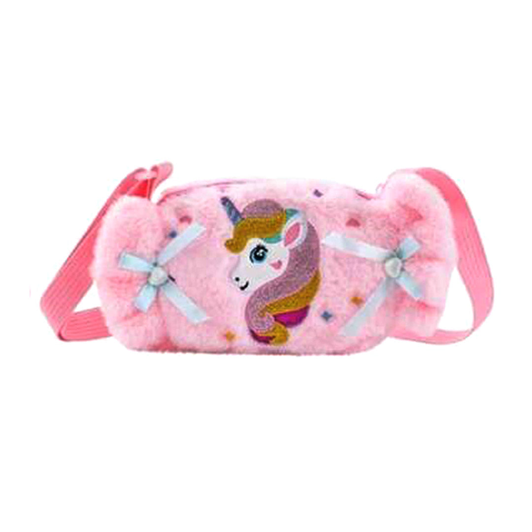 Soft fur unicorn toffee bag 1 kids bags