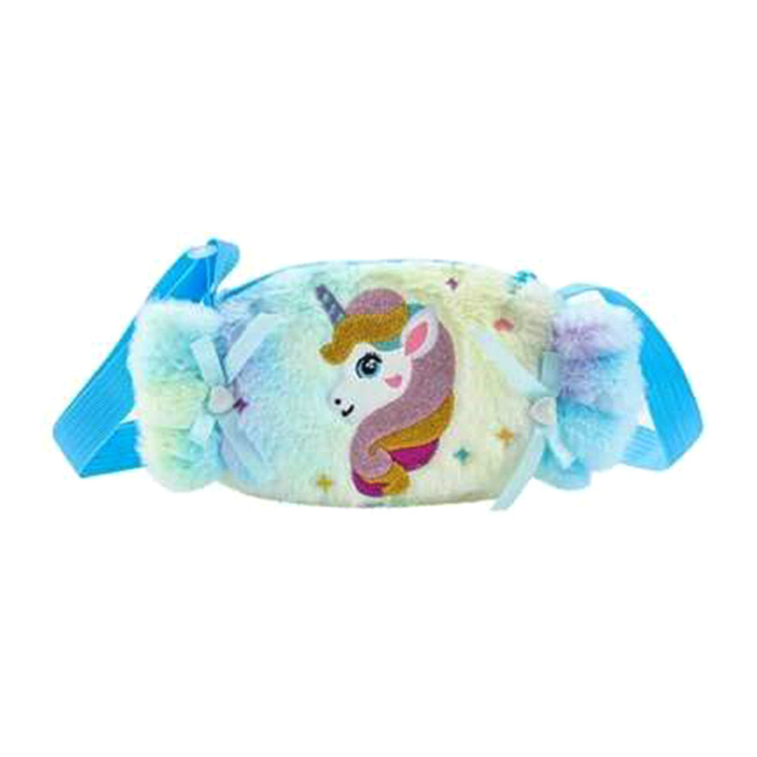 Soft fur unicorn toffee bag 3 kids bags