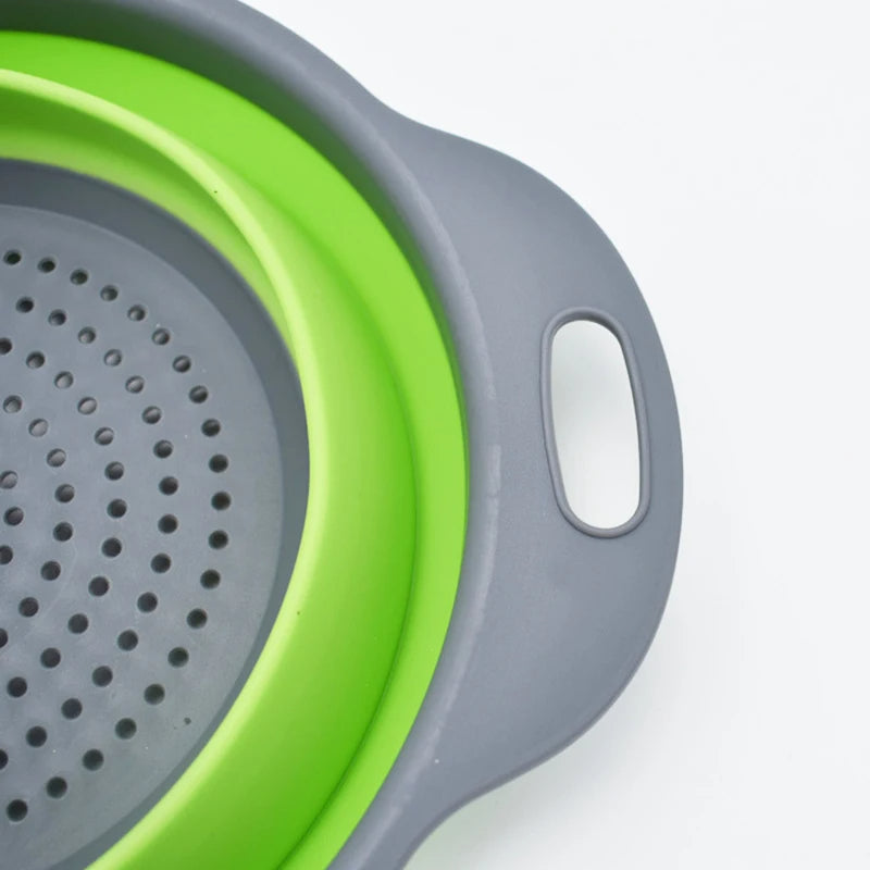 Small Silicone foldable strainer adjustable