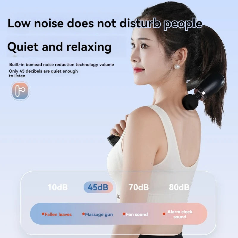 Fascial curved massage gun massage gun