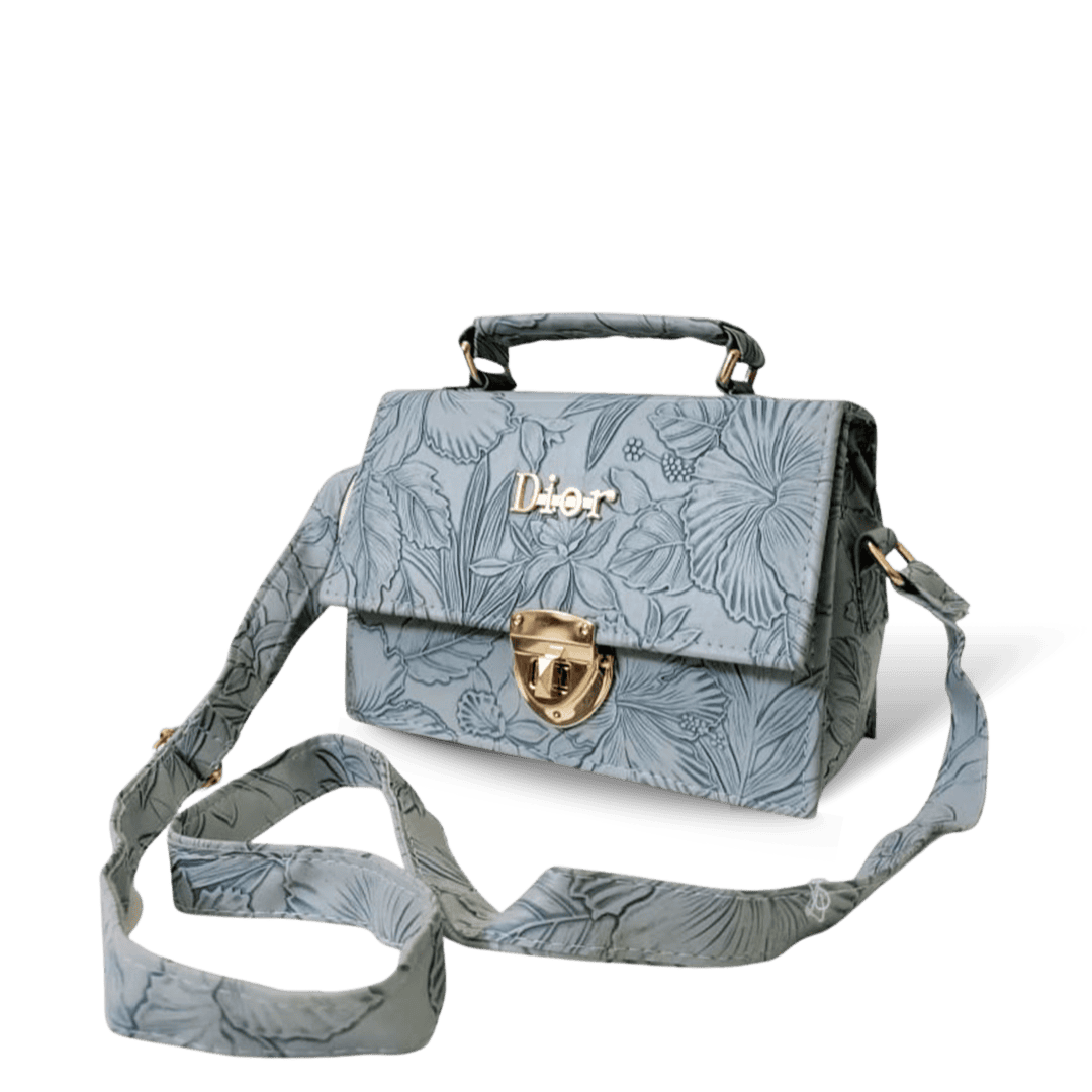 Flower Printed Clutch Purses