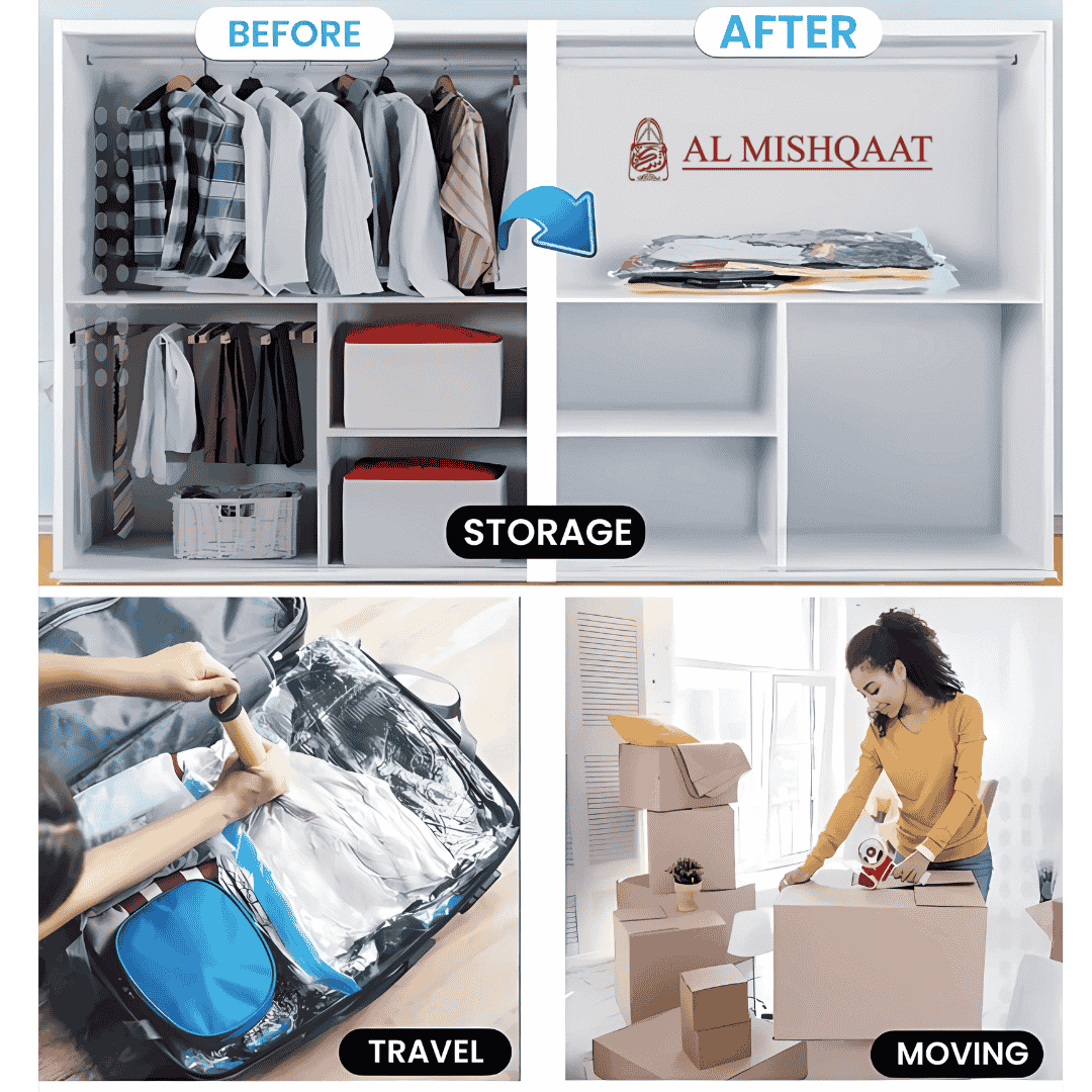 5 + 1 Vacuum Storage Bags Set