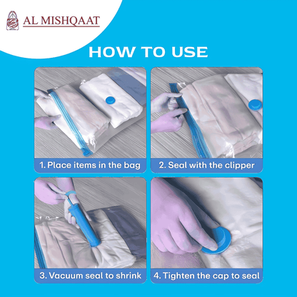 5 + 1 Vacuum Storage Bags Set